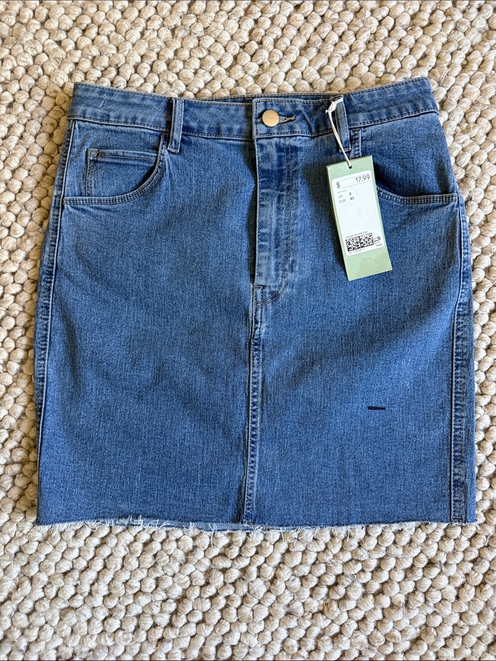 H&M Denim Mini Skirt - Blue